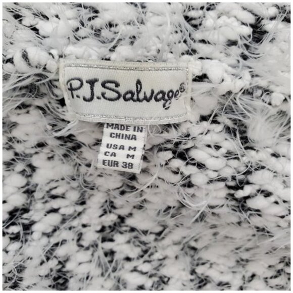 PJ Salvage Soft Eyelash Knit Open Front Cardigan Sweater Size M Cozycore Layer - Picture 6 of 10